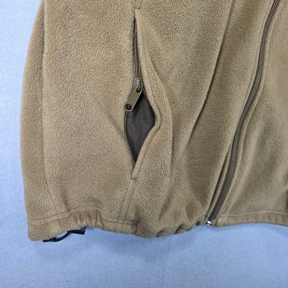 Columbia Mens Steens Mountain Full Zip Fleece Jacket Tan Khaki Large WM6113 - Picture 4 of 8